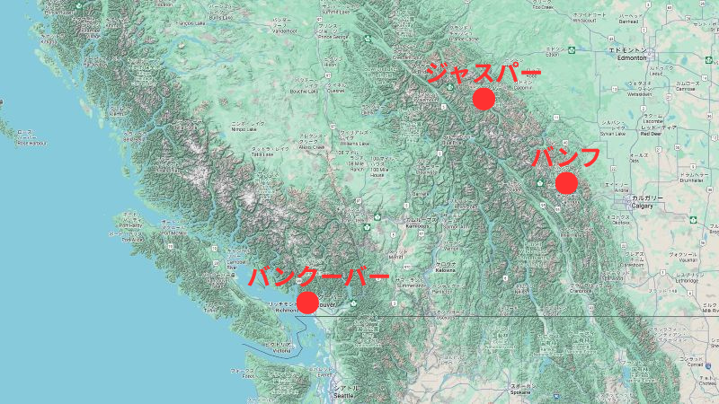 travel RTW map of eastern canada
