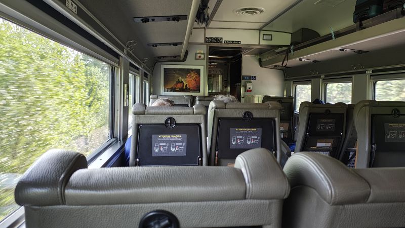 travel RTW via rail canada seat