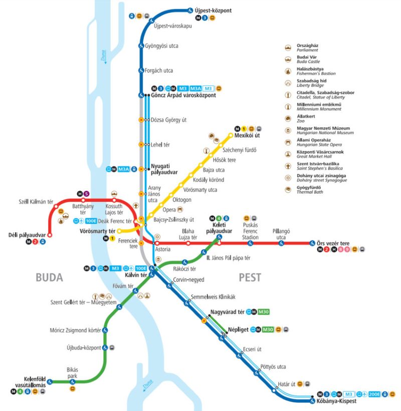 budapest-metro-map