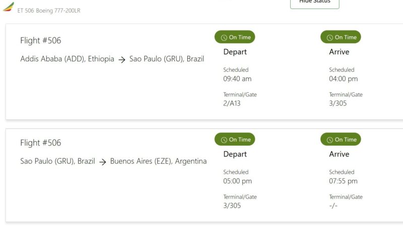 ethiopian-airlines-operation-schedule