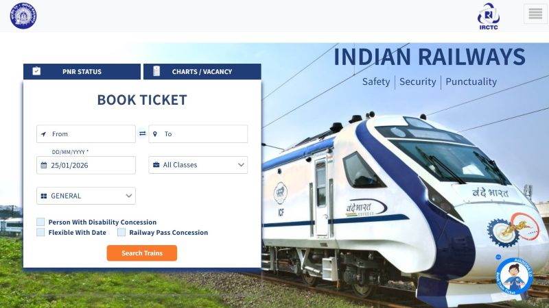 irctc-home-page
