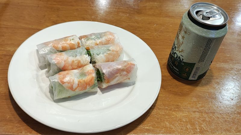本場ベトナムで食べる生春巻